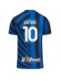 Inter Milan Lautaro Martinez #10 Domácí Dres 2024-25 Krátký Rukáv